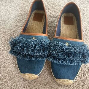 Tory Burch Shaw Fringe Espadrilles